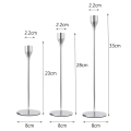 Miniatyrbilde 2 av 5: 3 stk Lysestaker for Spisestuebord, Lysestaker for Ca