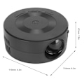 Pikkukuva 4 / 5: Mini LED-projektori 1080p, sisäänrakennettu kaiutin, kannettava pieni kotiteatteriprojektori, sama näyttötoiminto iOS:lle ja Androidille