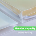 Miniatyrbillede 4 af 5: Transparent mappe til filer Dokumentmappe Dokumentarrangør
