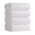 Miniatyrbillede 1 af 5: Bomuld | Hotel & Spa Kvalitet 100% Bomuld Premium Håndklæder | Bløde & Absorberende (4-styks, Hvid)