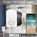 Miniatyrbild 3 av 5: Wi-Fi-vattenläckagedetektor, intelligent 130dB översvämningsdetektor, trådlös vattenlarmsensor, push-notiser på