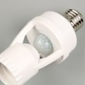 Miniatyrbillede 6 af 8: 100‑240V E27 Sensorlys Sokkel 10‑300 Sekunders Forsinkelsestid 6m Sensing Distance IR Bevægelsesaktiveret Lampe Pæreholder Adapter