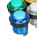 Miniatyrbilde 3 av 8: 5 stk Arcade Trykknapper Profesjonelle LED-belyste Trykknapper for Spillmaskin 5V