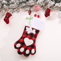 Miniatyrbilde 6 av 6: DHYXZCA 2-pakks julejule for katt og hund, 18” Buffalo Plaid Cut