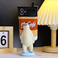 Miniatyrbillede 5 af 6: Isbjørn-formet, Tegneserie Telefonholder, Harpiks Håndværk