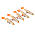 Miniatyrbilde 1 av 5: 5 stk 9,5 cm 14g Myke Agnsfisk Fiske Agnsfisk Bass Fiskeutstyr Skarp Haken T Hale