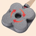 Miniatyrbild 8 av 8: Äggstekpanna, Förtjockad Pannkropp Säkerställer Hållbarhet & Långvarig Prestanda, Design med Fyra Hål För Samtidig Matlagning, Nonstick-beläggning