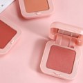Miniatyrbillede 2 af 5: Ansigtsrouge Naturlig Fint Pulver Langvarig Pink Etui Sød Ansigtsrouge Pulver med Pensel til Kvinder 06 Mursten Rød