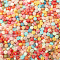 Miniatyrbillede 4 af 5: 1000 Alphabet Perler, Akrylperler, 4x7mm Guld Alphabet A-Z