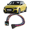 Miniatyrbilde 1 av 8: 60cm 52-pins MQB Quadlock Forlengelsesadapterkabel Bluetooth 5.0 5‑12V for Bilradiohøyttalere