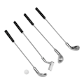 Pikkukuva 4 / 5: 5 kpl Nukkekodin Golfmailat 1:12 Muovi Seos Kestävä Hieno Mini Koko Mini Golfmailat 1:12 Nukkekodin DIY