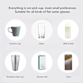 Miniatyrbild 8 av 8: Smart Mug Warmer 3 Växlar Kontroll USB-driven Värmeplatta Mjölkkopp Isolering Värmare Svart