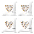 4 st jul soffa kram jul soffa kudde set hem kuddöverdrag