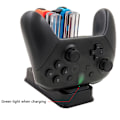 Miniatyrbild 3 av 5: Laddare för Switch Pro-kontroller för Nintendo Switch Laddningsdockningsstation Stativ med LED-laddningsindikator