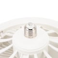 Miniatyrbild 3 av 8: 36W Takfläkt Ljus 9,8 Tum Liten Ljudlös E27 LED Fläktlampa för Sovrum 86‑265V Vit