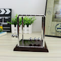 Miniatyrbillede 4 af 5: Vugge / Pendul Kule, Fysik Undervisnings Balance Kule Skrivebord