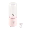 Miniatyrbild 2 av 8: Juicer Maskin Bärbar 500ml Mini Rosa Juice Extractor 6 Blad USB Laddning Juice Maker för Frukter Grönsaker