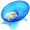 Miniatyrbillede 3 af 3: Hamsterhjul Flyvehjul Underkop til Små Dyr Hamster Træningslegetøj Hamster Legetøj Blå (Blå)