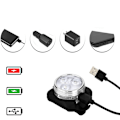 Miniatyrbilde 2 av 7: Hlight1 USB LED-lys for sykkelhjelmer, ryggsekker og skole