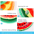 Miniatyrbillede 3 af 6: Frugtsformet Pool Float, Vandmelon Bade Ring Oppustelig Holdbar