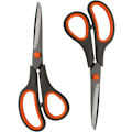 Miniatyrbillede 1 af 7: Præcisionsskærende Titan Saks, 8\" Multiværktøj med Titanium-belagte Blade og Ergonomisk Design, Til Kontor Hjem Skole Syning og Håndværk