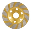 Miniatyrbillede 4 af 5: 100mm*4,5mm Diamantsegment Slibeskive 6 Huller Til Marmor Beton Sten