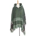 Miniatyrbild 4 av 5: Bohemisk poncho-kappa med aztektryck för kvinnor