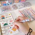 Miniatyrbillede 4 af 5: Søde Kuglepenne Sort Blæk, 0,5 mm Gelpenne Nice Kawaii Kontor Skole