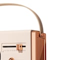 Miniatyrbild 3 av 5: Beige Bluetooth-högtalare för utomhusbruk, bärbar, dekorativ, hög ljudkvalitet, USB-minne, retro Bluetooth-högtalare för vardagsrum och kontor