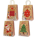 Miniatyrbild 1 av 5: Eleganta julklappspåsar, lämpliga för helger med blandade designer, återanvändbara och återvinningsbara, starka och enkla att använda (4-pack)