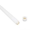 Pikkukuva 4 / 5: 4 kpl LED-kynttilät Savuttomat Liekitön Turvallinen Ympäristöystävällinen Lämmin Valo Sähköinen LED-kartiomainen Kynttilä Valkoinen