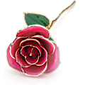 Miniatyrbild 1 av 7: Elegant 24K Pläterad Guldros, Utsökt Handgjort Blomster-Smyckeskonstverk, Unik Kärleksrepresentation för Romantisk Presentgivning, Symboliserar Evighet