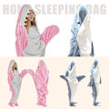 Miniatyrbillede 2 af 5: Hark Blanket Haj-Onesie Hai Tæppe Til At Trække På Voksne Sovepose Kostume, L/170*70cm