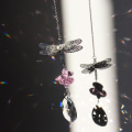 Miniatyrbilde 3 av 5: Dragonfly Hage Henge Krystall Dekorativ Vinduer Regnbue
