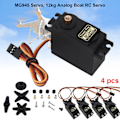Miniatyrbillede 2 af 5: 4X MG945 Digital Servo 55g Metal Metal Gear 15kg Gear RC Flyvemaskine Modelbygning