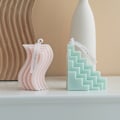 Miniatyrbild 4 av 5: 2 ljus aromaterapi prydnader geometriska ljus hushålls aromaterapi ljus