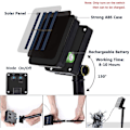 Miniatyrbillede 3 af 7: Solcelled Fe-Have-Lys til Udendørs - 9.5M 8 Tilstande 50 LED Sol