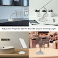 Miniatyrbild 3 av 6: Elegant Kompakt Design Justerbar Flexibel Svanhals Sminkspegel, Precisions Klarhet Spegel Bärbar Bords Sminkspegel för Sminkbord Badrum