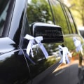 Miniatyrbillede 5 af 8: STAR - LINE 25 Bilbånd til bryllup med hjerter - Håndlavet