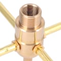 Miniatyrbilde 5 av 8: G1/2 Hunn G3/4 Hane 4-Arms Rotasjons Vannfontene Dysen Sprinkler for Hage Dam