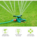 Miniatyrbilde 5 av 6: Milemont Hage Sprinkler Hagevanningssystem 360 Graders Rota