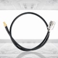 Miniatyrbillede 4 af 5: SMA Hun til UHF Hun Sort Jumper Wire Adapter til UHF Base og Mobile Antenner