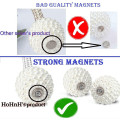 Miniatyrbilde 6 av 8: 2 stk Magnetiske Gardinholdere Klips Dekorative Tauholdere,