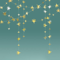 Pikkukuva 3 / 5: Juhlatavarat nelikulmainen tähti paperi-garland-bannerit Beam