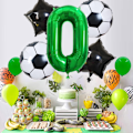 Miniatyrbillede 5 af 5: Gigant, Ballon Nummer, Balloner Til Fødselsdage, Fodbold Dekorationer