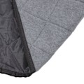 Miniatyrbilde 3 av 8: Vanntett teppe i Oxford-stoff, fleece, varmt gressteppe for utendørs camping, piknik, svart
