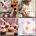 Miniatyrbilde 4 av 5: Kakepyntingsutstyr for baking med gjenbrukbare sprøyteposer