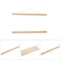 Pikkukuva 1 / 2: Moderni magneettinen sahanpurunäyttökehys DIY-julisteiden ja kuvien ripustamiseen, valkoinen puu 40 cm