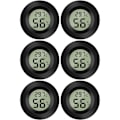 Miniatyrbild 1 av 5: Mini Digital Hygrometer, LCD-skärm med känslig sensor för snabb temperaturkonvertering, portabel termometer för inomhus- och utomhusfuktighet, enkel