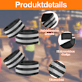 Pikkukuva 3 / 5: 4 kpl mustaa heijastavaa turvaranneketta - 5*35cm